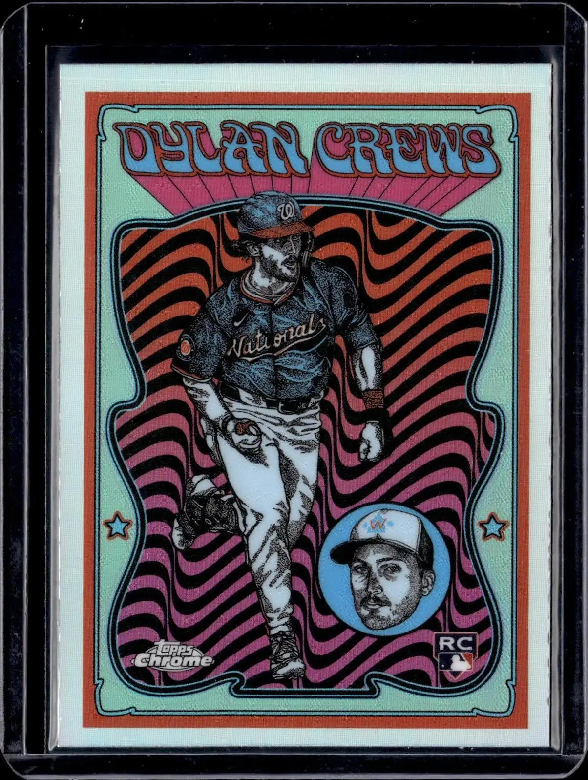 Dylan Crews 2025 Topps Chrome Ultra Violet All-Stars Washington Nationals UV-10