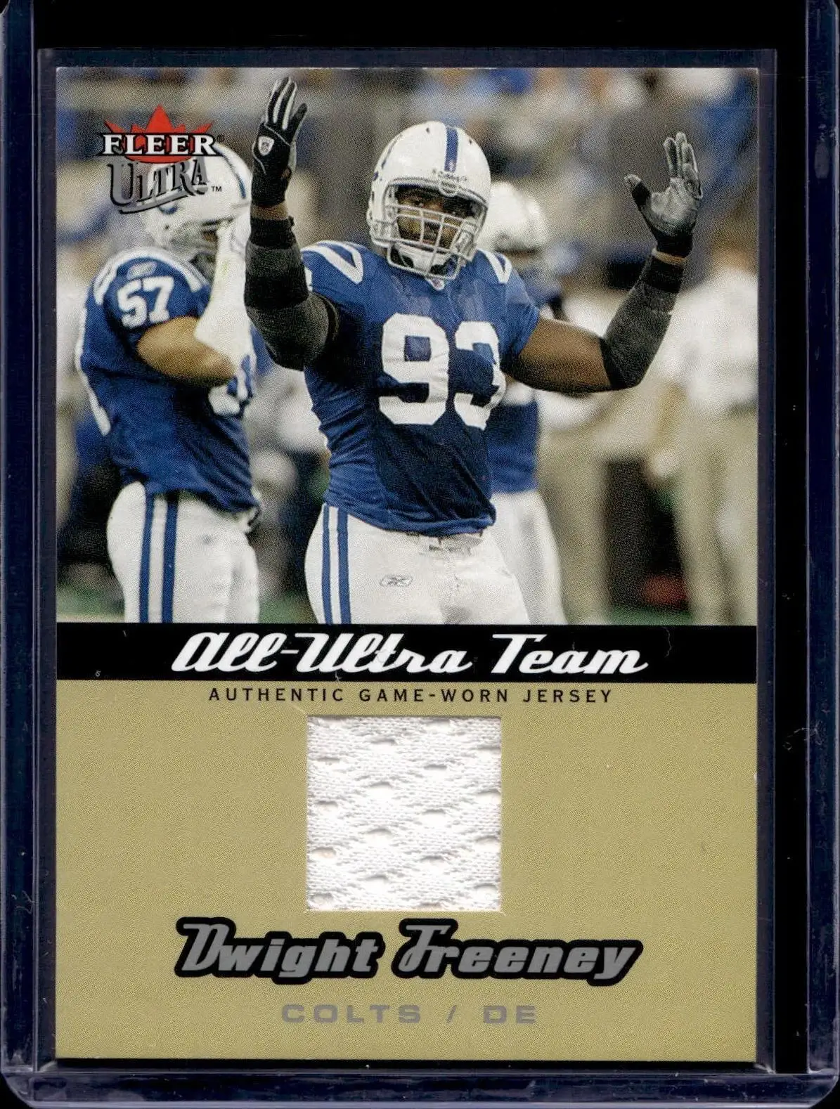 Dwight Freeney 2005 Ultra All-Ultra Team Jersey /50 Indianapolis Colts AU-DF