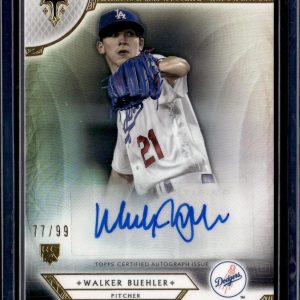 Walker Buehler 2018 Topps Triple Threads RC Auto /99 Los Angeles Dodgers RA-WB