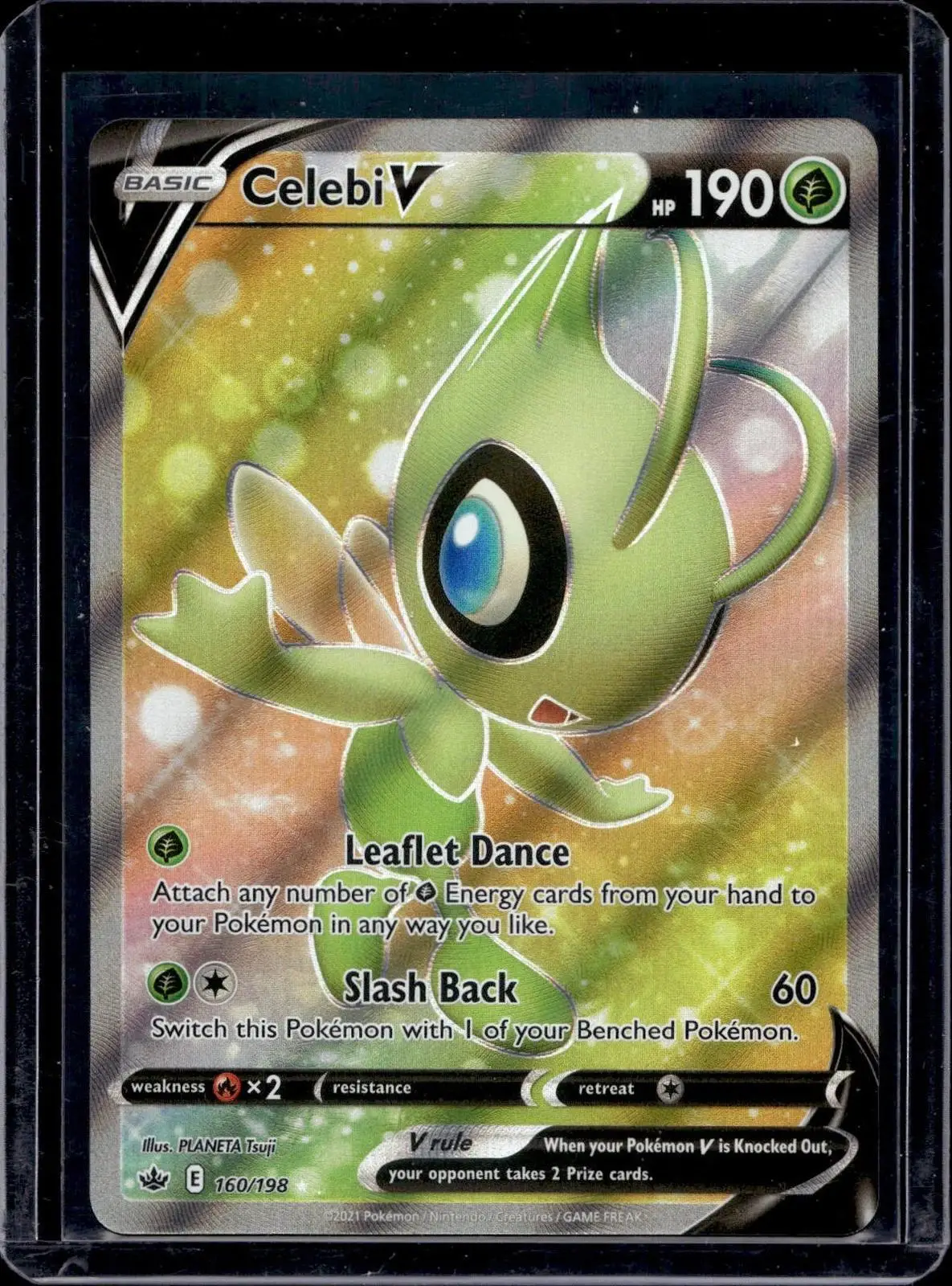 Celebi V Pokemon SWSH06: Chilling Reign (Full Art) 160/198