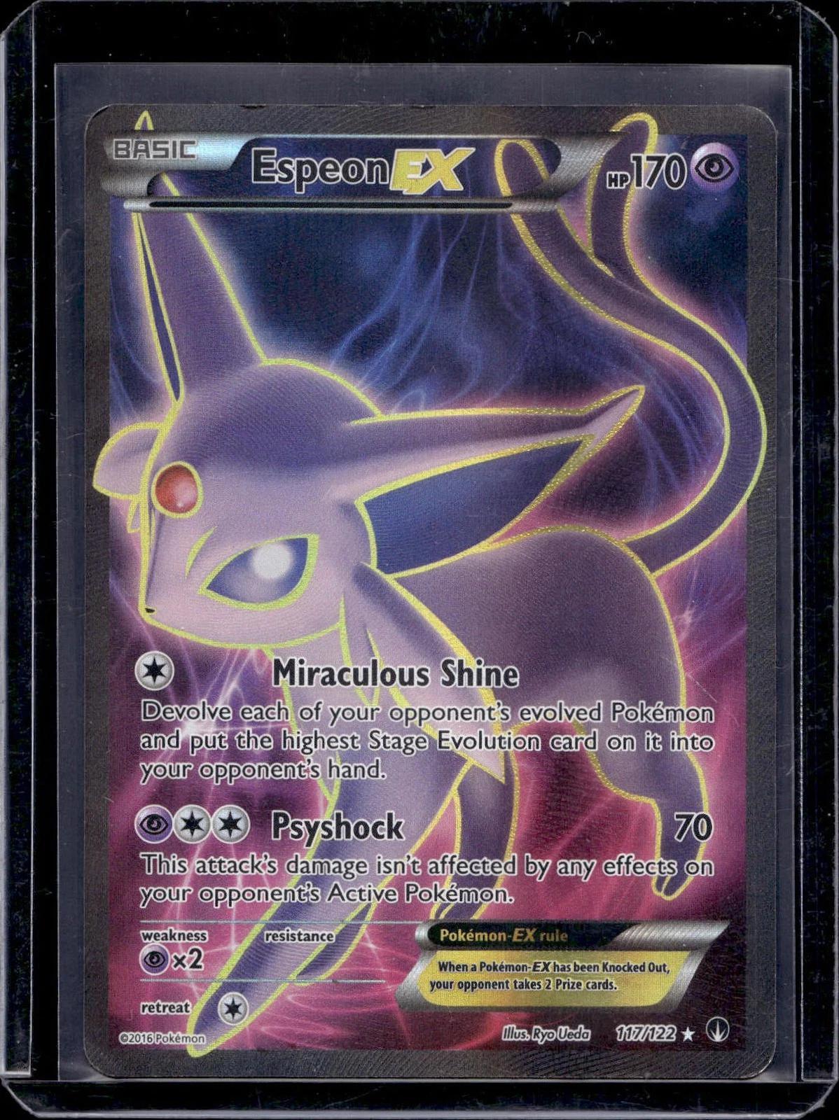 Espeon Pokemon XY - BREAKpoint EX (Full Art) 117/122