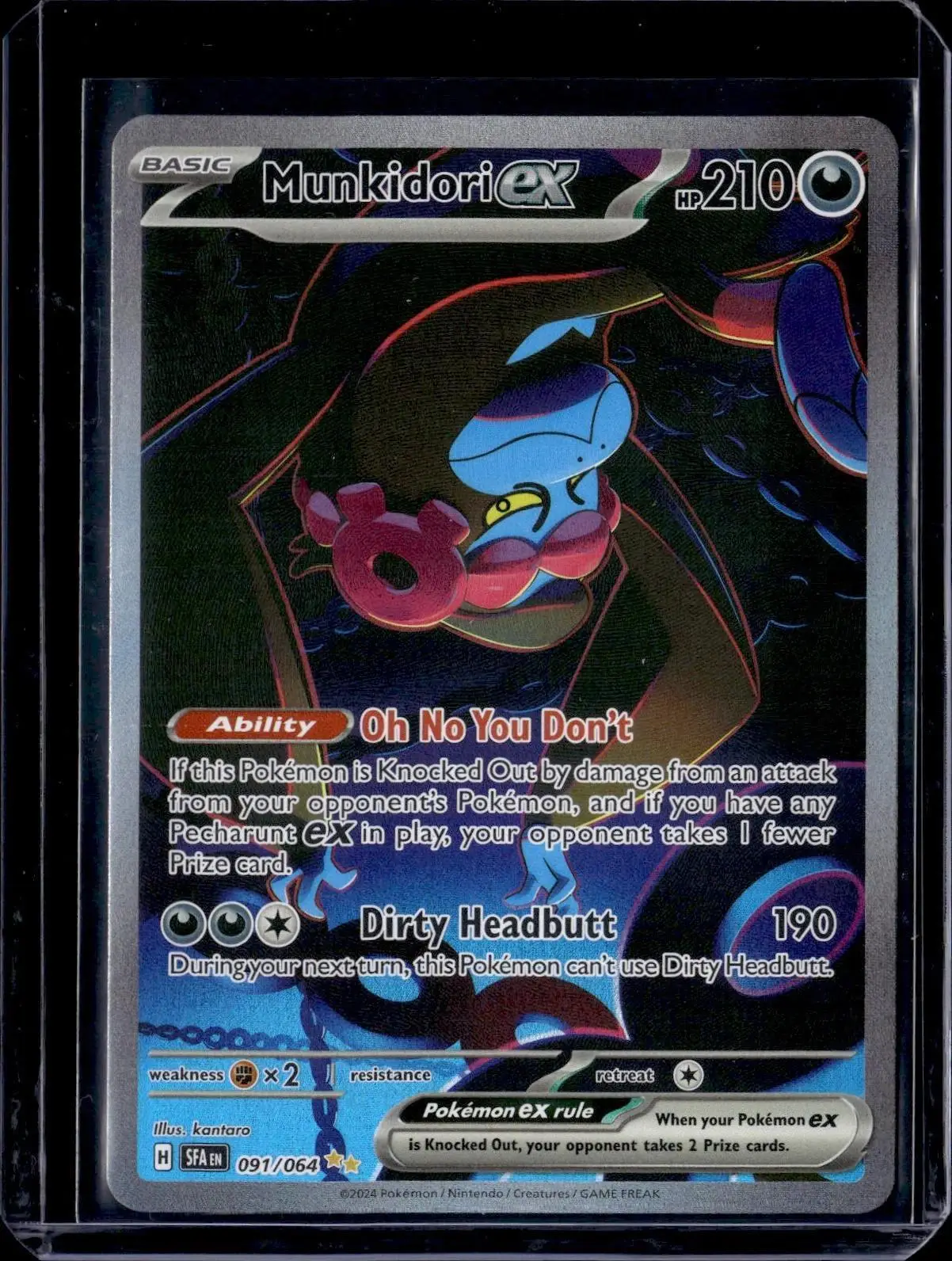 Munkidori ex Pokemon SV: Shrouded Fable 091/064