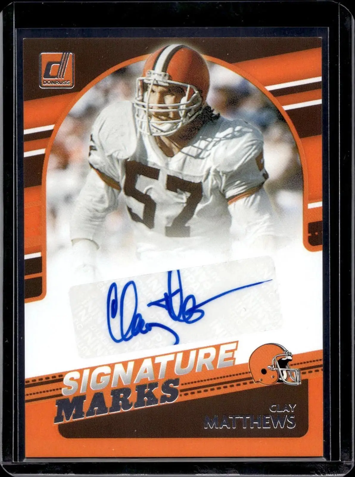 Clay Matthews Jr.2021 Donruss  Signature Marks Auto Cleveland Browns SM46