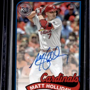 Matt Holliday 2024 Topps 1989 35th Anniversary Black Auto /199 Cardinals 89BA-MH