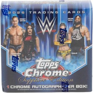 2026 Topps Chrome WWE Wrestling Sapphire Edition Box