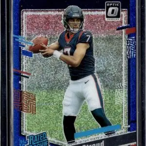 C.J. Stroud 2023 Donruss Optic Blue Glitter Rated Rookie Houston Texans 244