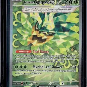 Teal Mask Ogerpon ex 1 Pokemon SV06: Twilight Masquerade 211/167 1