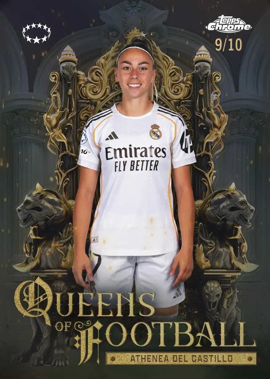 2025-26 Topps Chrome Women's UEFA Champions League Soccer Hobby Box (Pre-Sell) - Image 5
