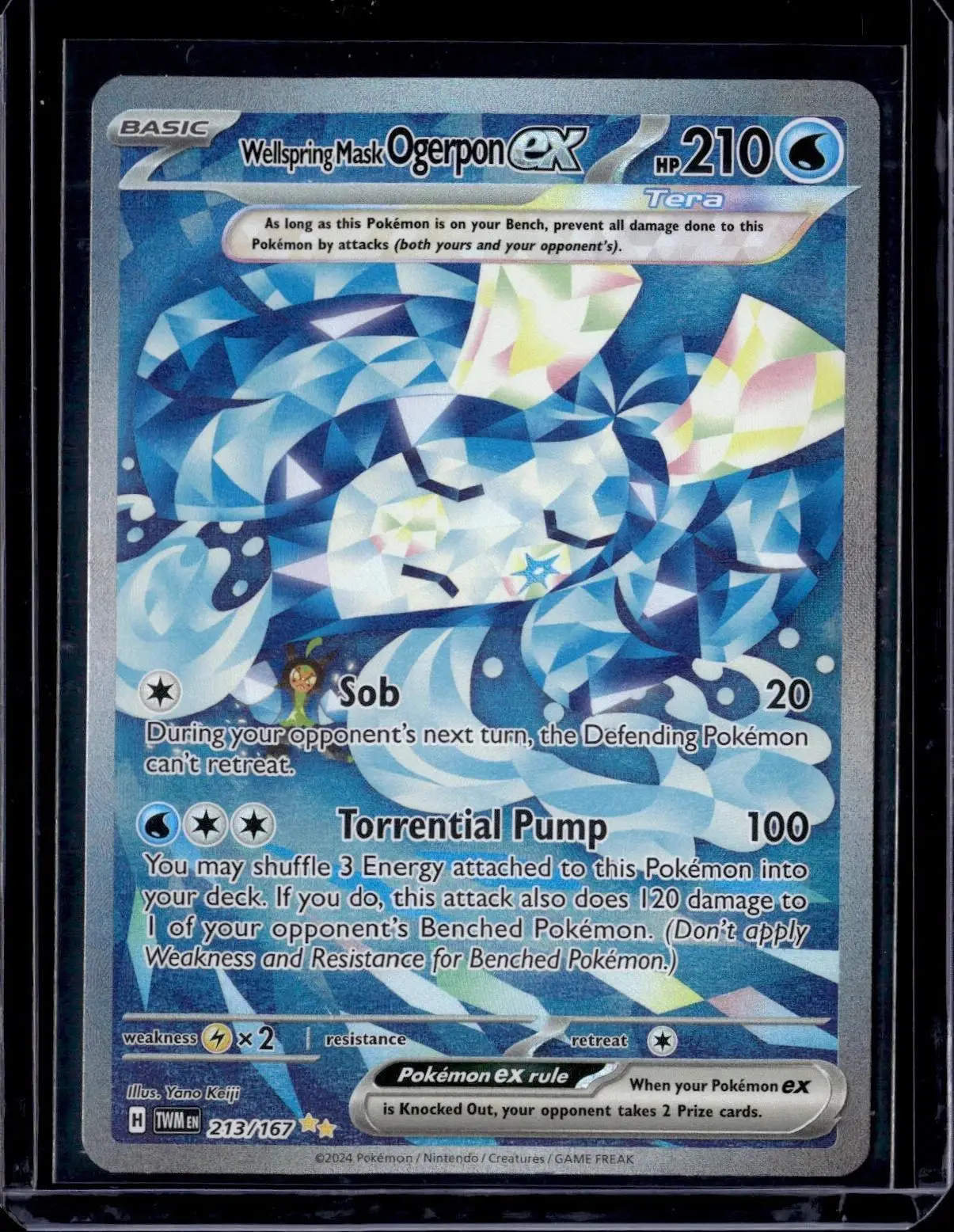 Wellspring Mask Ogerpon Pokemon SV06: Twilight Masquerade ex 213/167