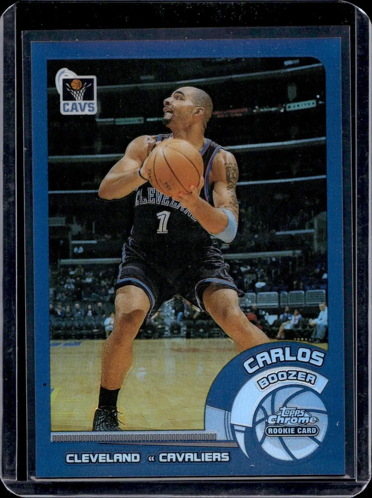 Carlos Boozer 2002-03 Topps Chrome Refractor Rookie Cleveland Cavaliers 127