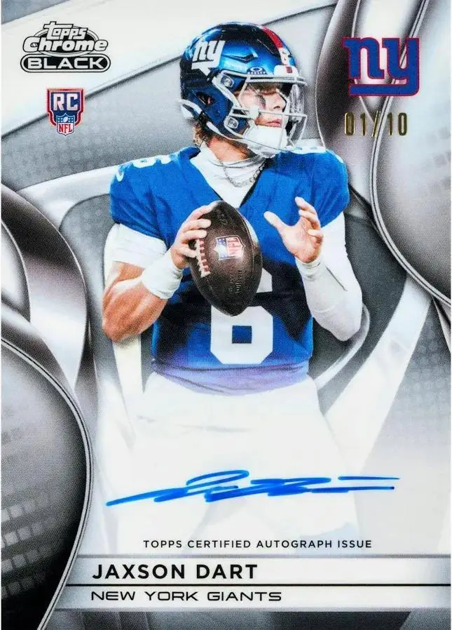 2025 Topps Chrome Black Football Hobby Box - Image 4
