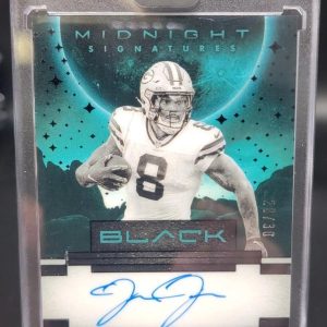Josh Jacobs 2025 Panini Honors Black Midnight Auto /30 Green Bay Packers MS-JJO