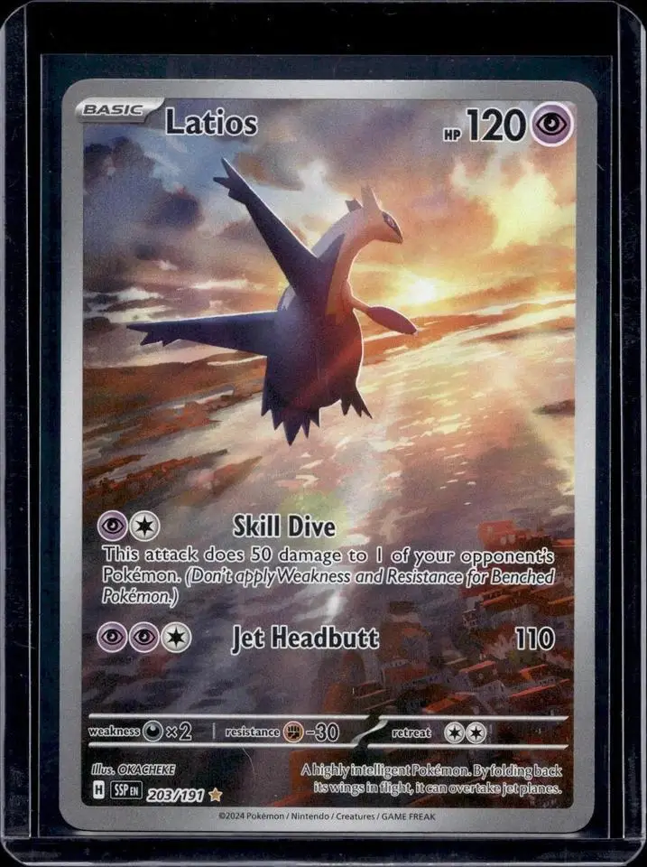 Latios Pokemon SV08: Surging Sparks 203/191