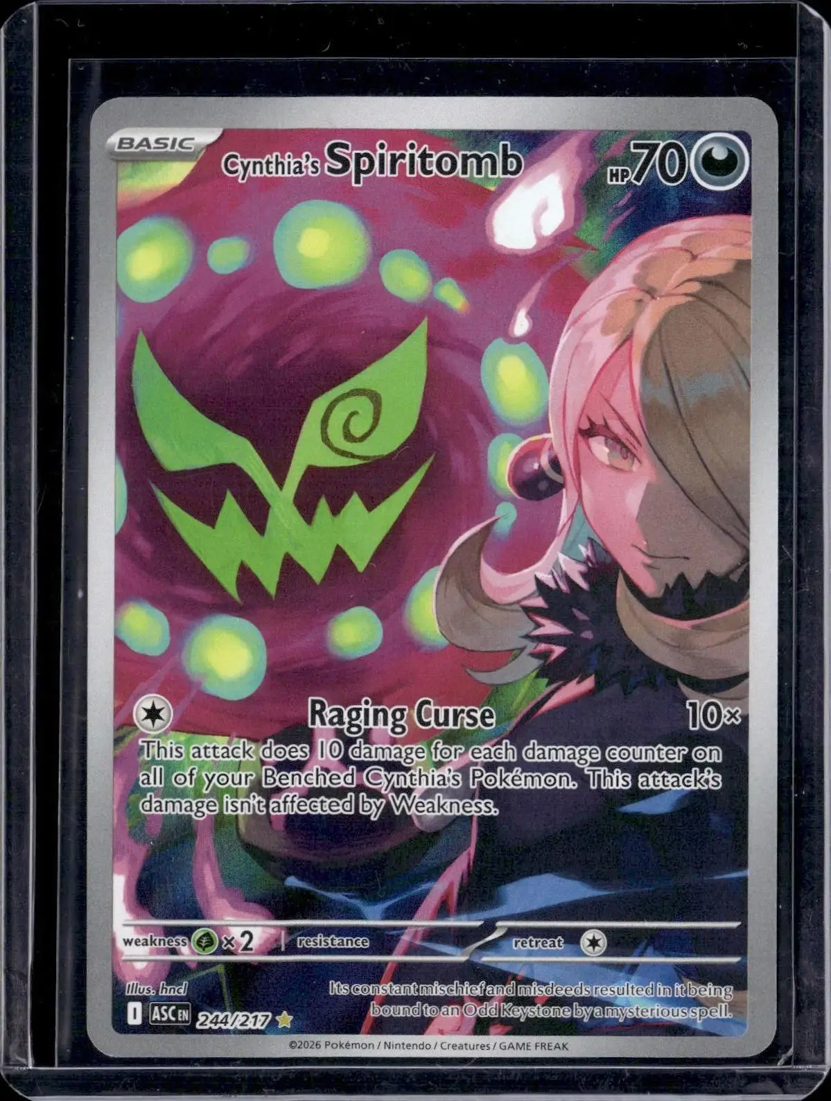 Cynthia's Spiritomb Pokemon ME: Ascended Heroes 244/217