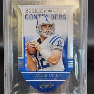 Andrew Luck 2012 Panini Contenders Rookie Of The Year Indianapolis Colts 1 PSA 9