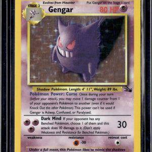 Gengar (5) Holo Pokemon Fossil 5/62