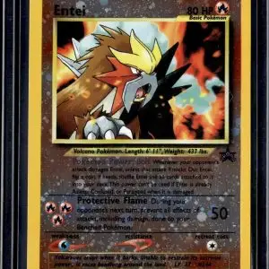 Entei Reverse Holo Pokemon WoTC Promo 34/53