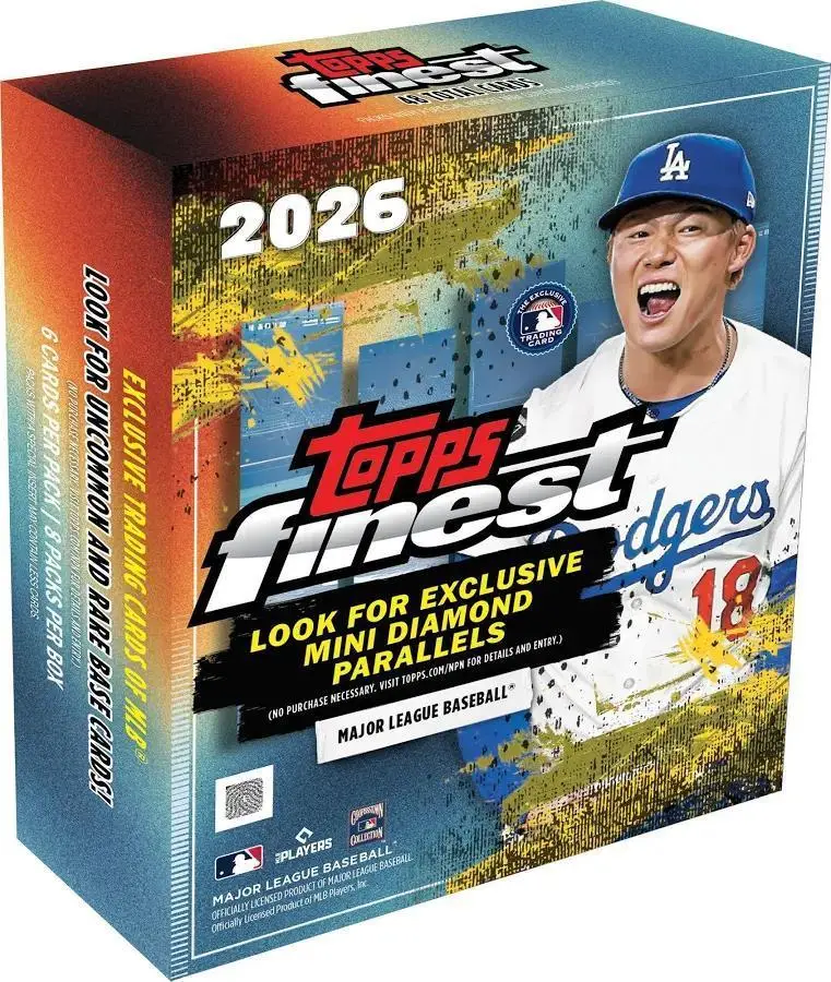 2026 Topps Finest Baseball Mega Box (Pre-Sell)