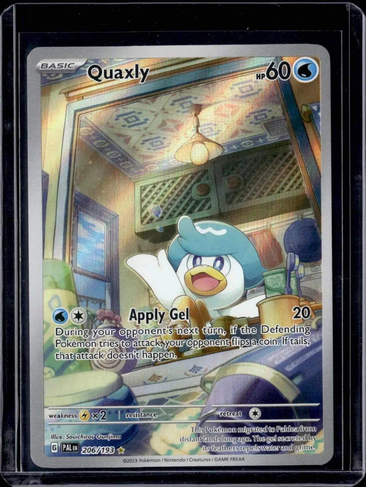 Quaxly Pokemon SV02: Paldea Evolved 206/193