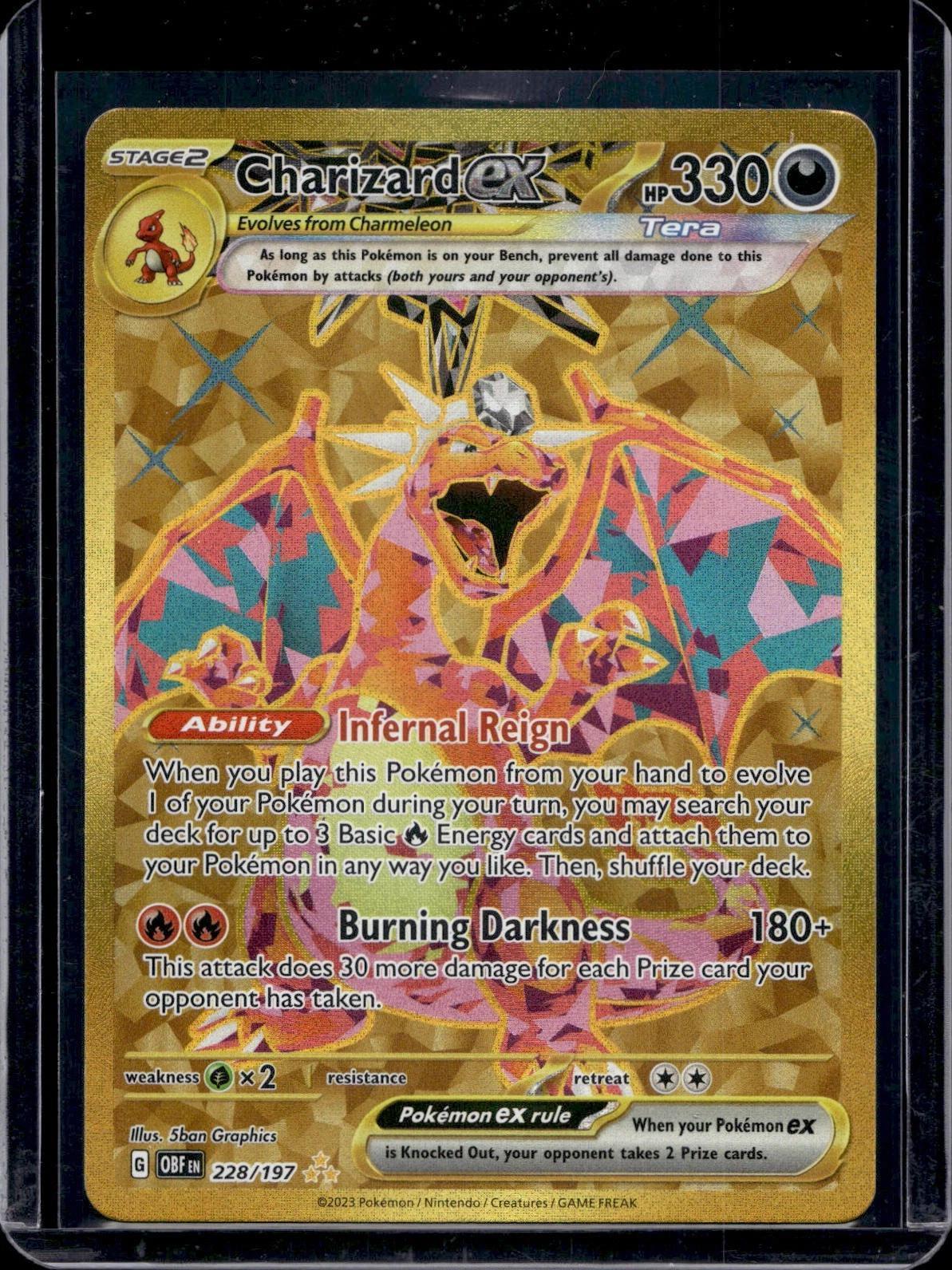 Charizard ex Pokemon SV03: Obsidian Flames 228/197