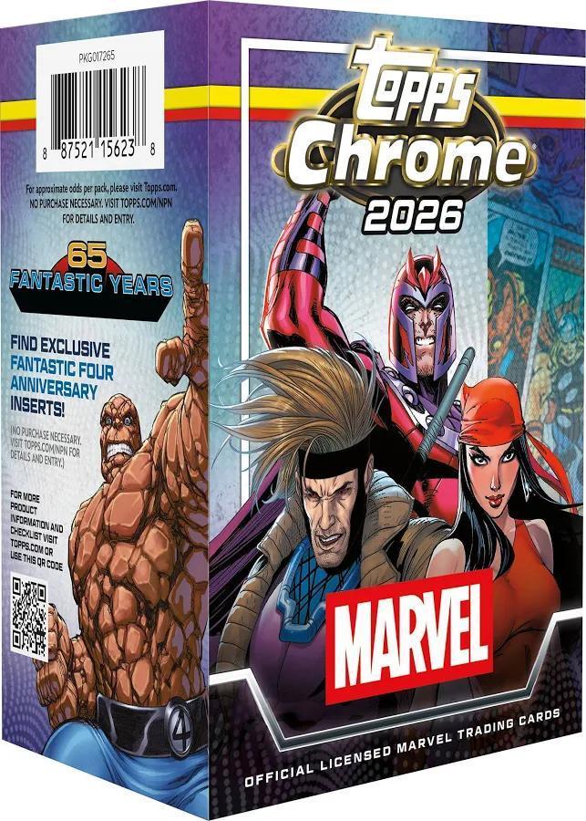 2026 Topps Marvel Comics Chrome Blaster Box