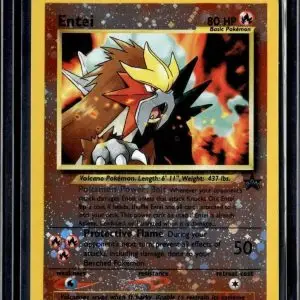 Entei 1 Reverse Holo Pokemon WoTC Promo 34/53 1