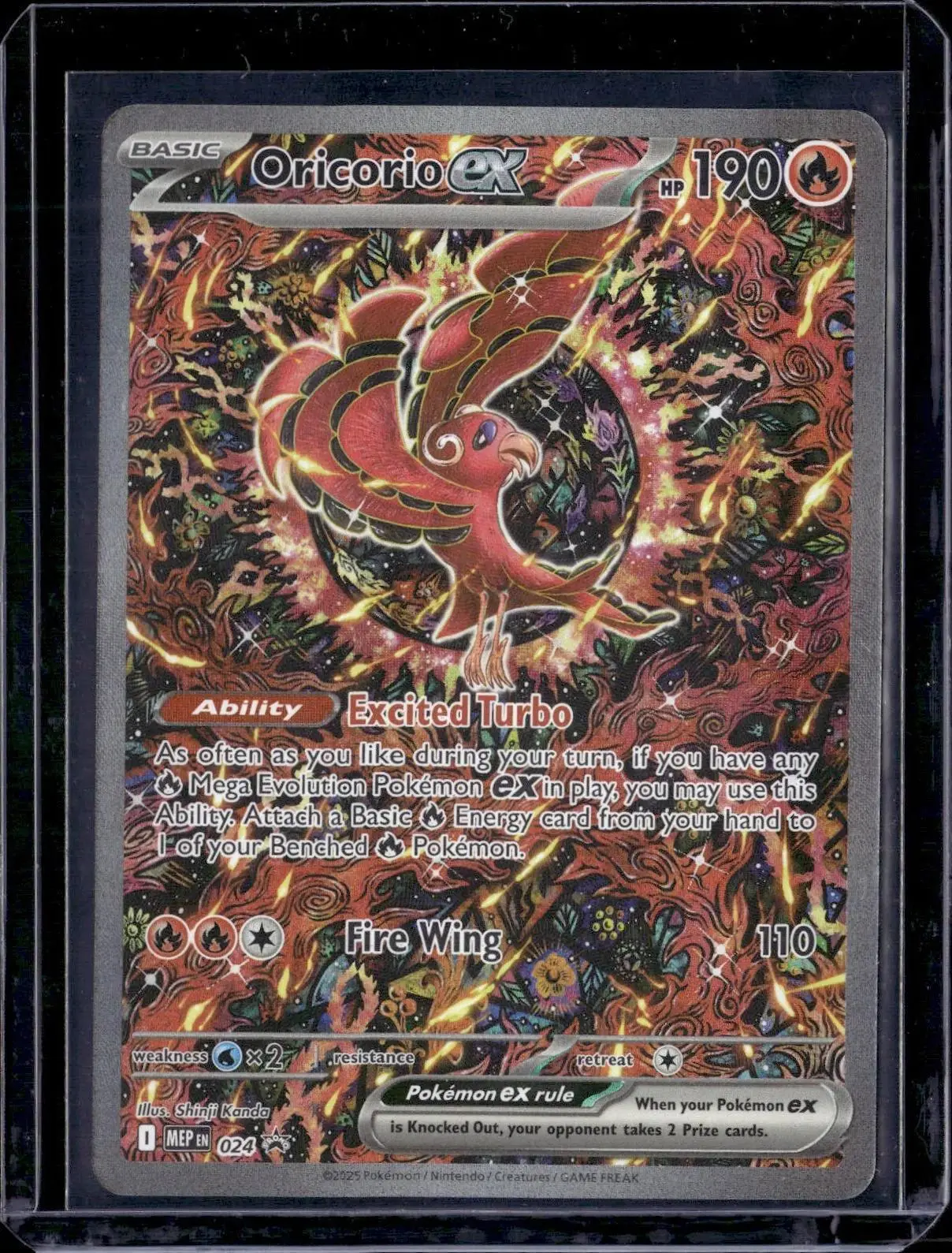 Oricorio 3 Pokemon ME: Mega Evolution Promo ex 024 3