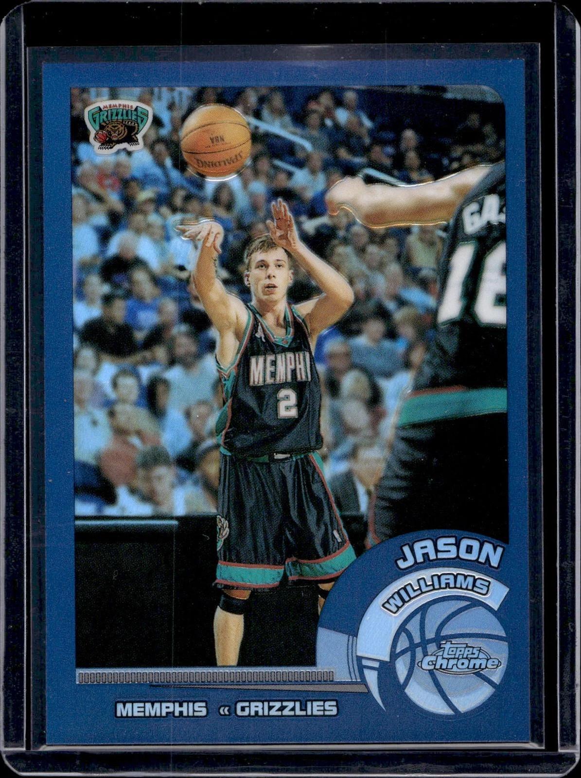 Jason Williams 2002-03 Topps Chrome Refractor Memphis Grizzlies 22