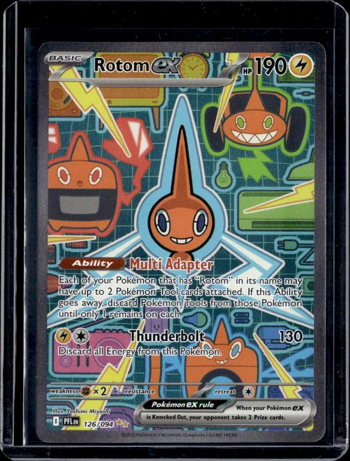 Rotom ex 1 Pokemon ME02: Phantasmal Flames 126/094 1