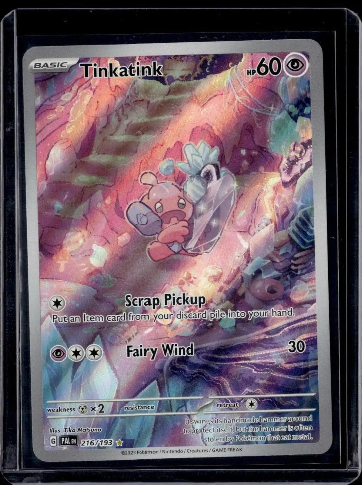 Tinkatink Pokemon SV02: Paldea Evolved 216/193