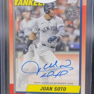 Juan Soto 2025 Topps 1990 Auto New York Yankees 90AU-JS