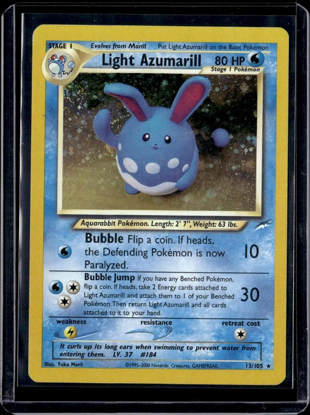 Light Azumarill Pokemon Neo Destiny 013/105