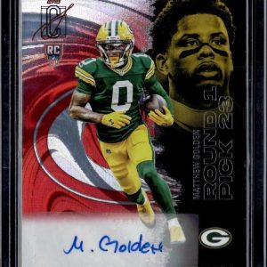 Matthew Golden 2025 Topps Signature Class Red Lava Auto /25 RC Packers 111