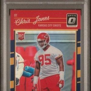 Chris Jones 2016 Donruss Optic Purple RC Kansas City Chiefs 109 PSA 10