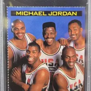 Michael Jordan 1999 Sports Ilustrated For Kids Series 4 1992 Team USA 780 PSA 6