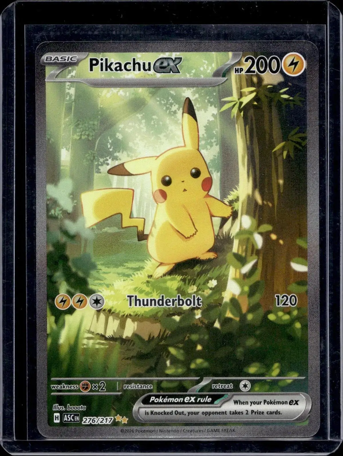 Pikachu ex Pokemon ME: Ascended Heroes 276/217
