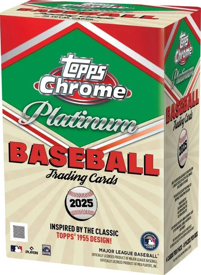 2025 Topps Chrome Platinum '55 Baseball Blaster Box