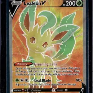 Leafeon V (Full Art) Pokemon SWSH07: Evolving Skies 166/203