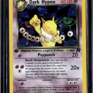 Dark Hypno (9) 1st Edition Holo Pokemon Team Rocket 09/82