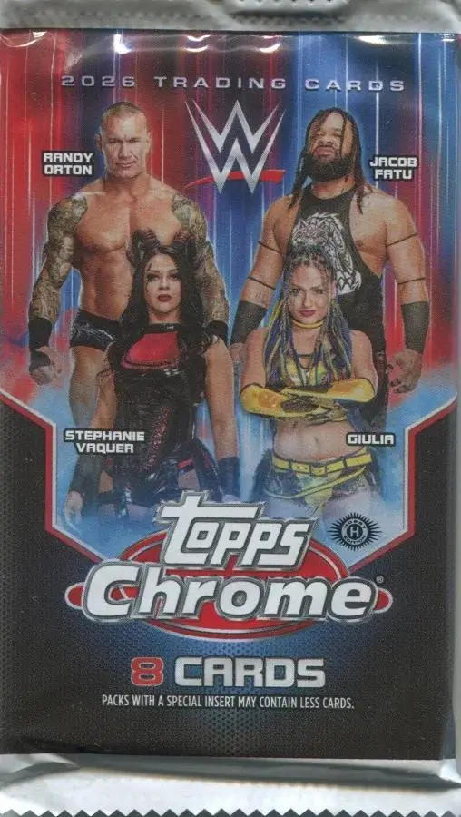 2026 Topps Chrome WWE Hobby Pack