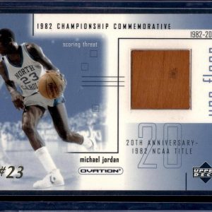 Michael Jordan 2001-02 Upper Deck Ovation UNC Memorabilia Tar Heels MJF2