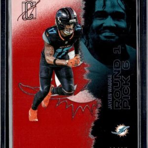 Jaylen Waddle 2025 Topps Signature Class Red /25 Miami Dolphins 88