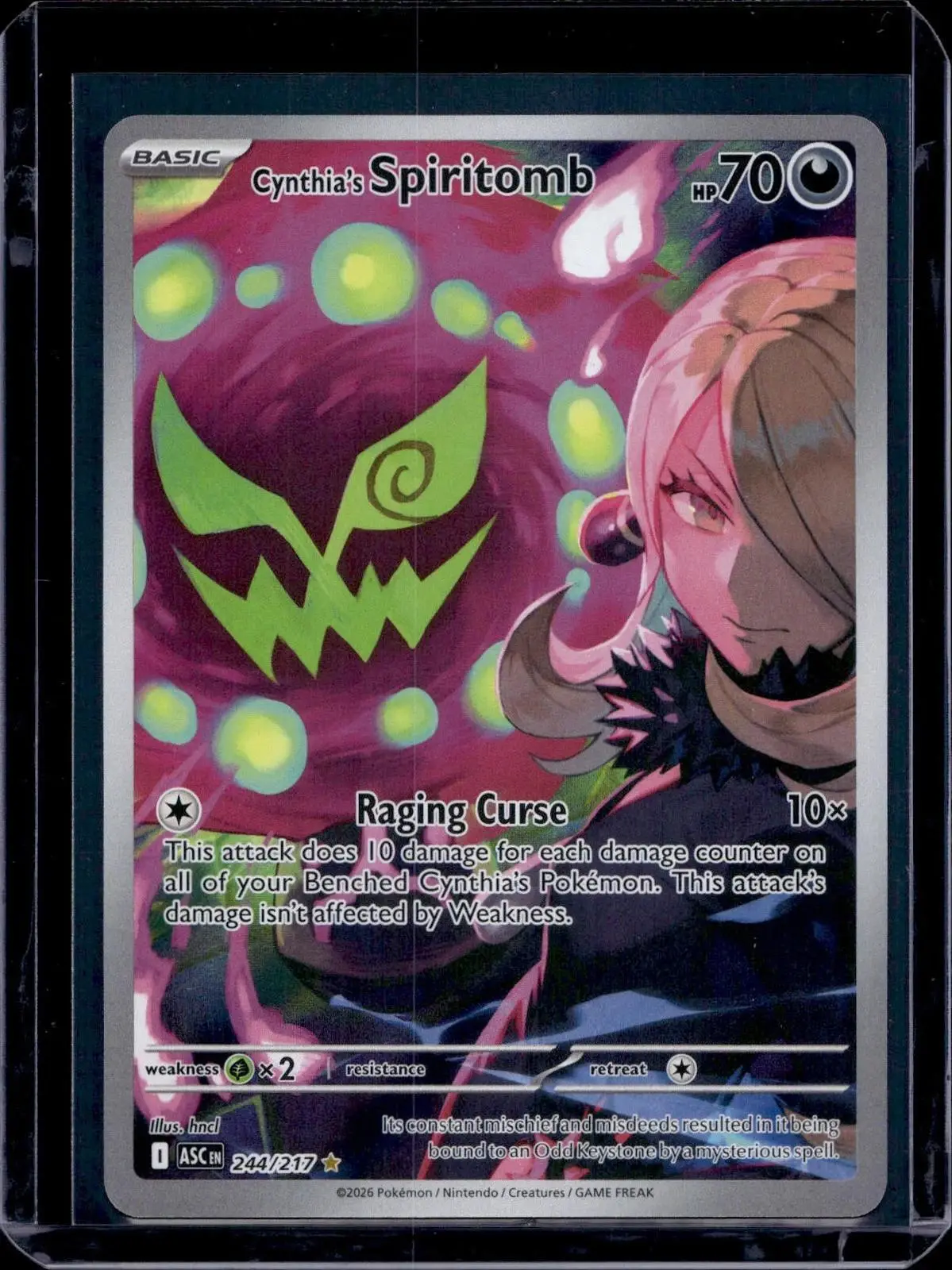 Cynthia's Spiritomb 1 Pokemon ME: Ascended Heroes 244/217 1