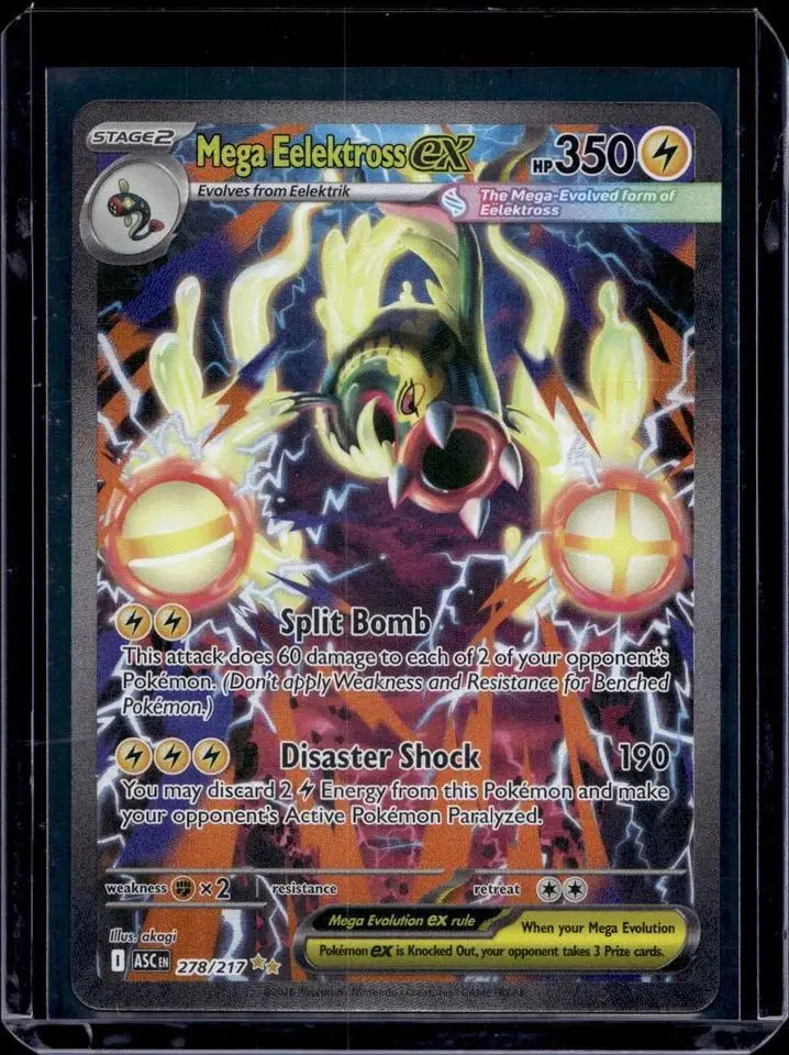 Mega Eelektross ex 1 Pokemon ME: Ascended Heroes 278/217 1
