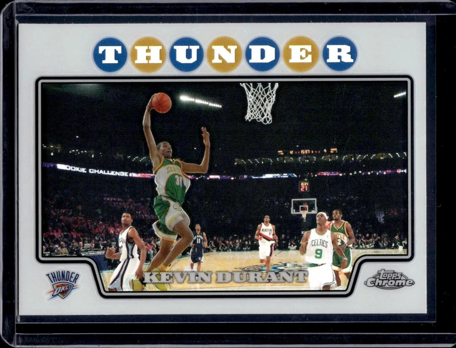 Kevin Durant 2008-09 Topps Chrome Refractor Oklahoma City Thunder 156
