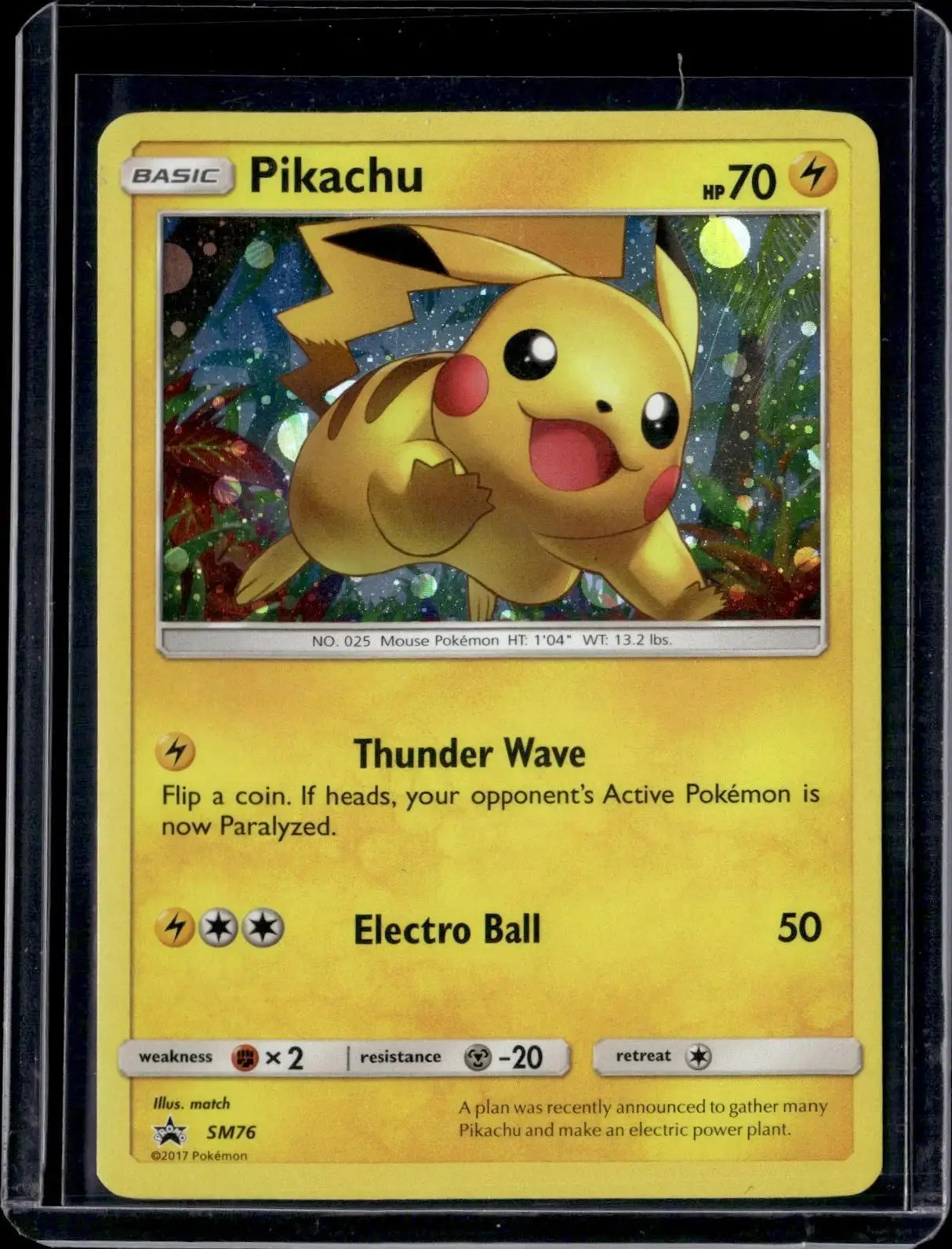 Pikachu Pokemon SM Promos SM76