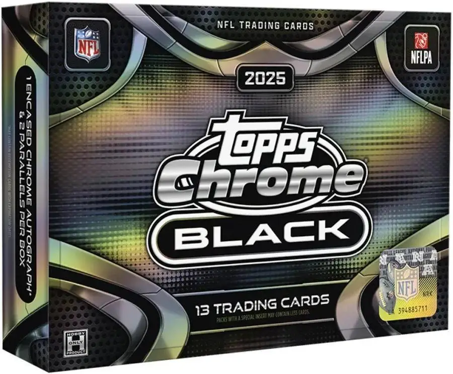 2025 Topps Chrome Black Football Hobby Box