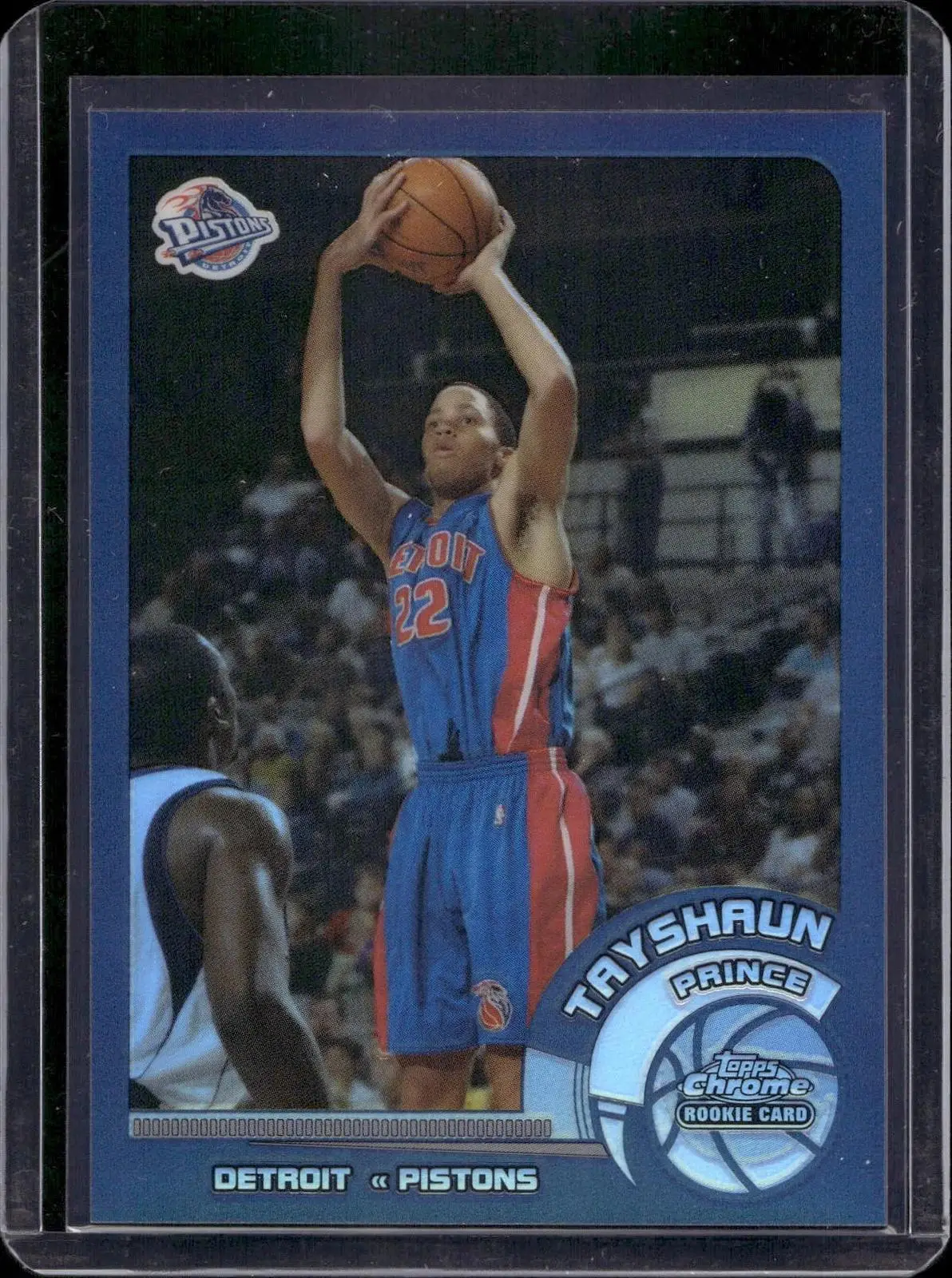 Tayshaun Prince 2002-03 Topps Chrome Refractor Rookie Detroit Pistons 144