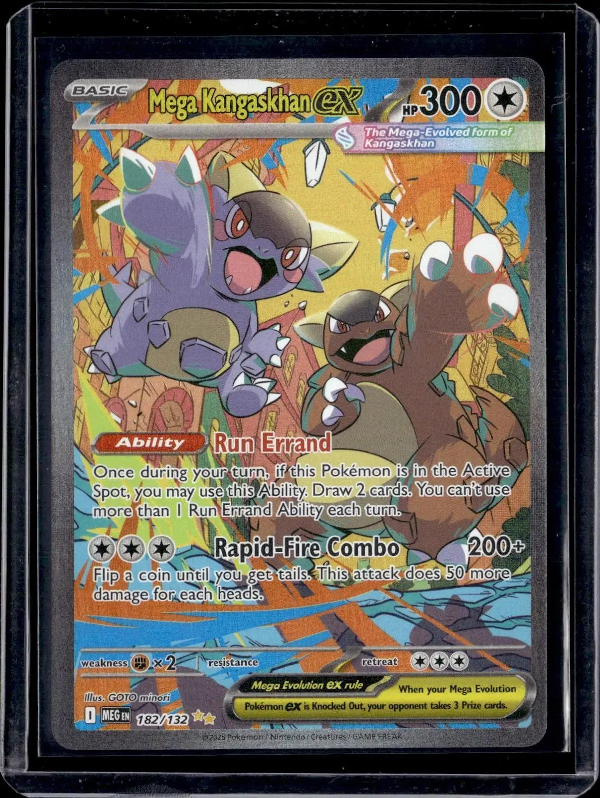 Mega Kangaskhan ex Pokemon ME01: Mega Evolution 182/132