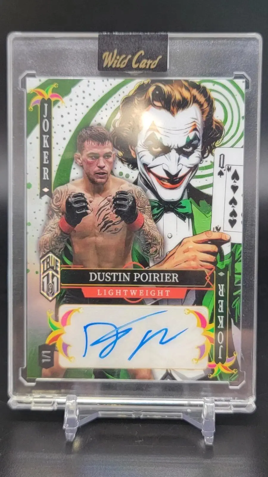 Dustin Poirier 2025 Wild Card Jokers Wild True 1/1 Auto